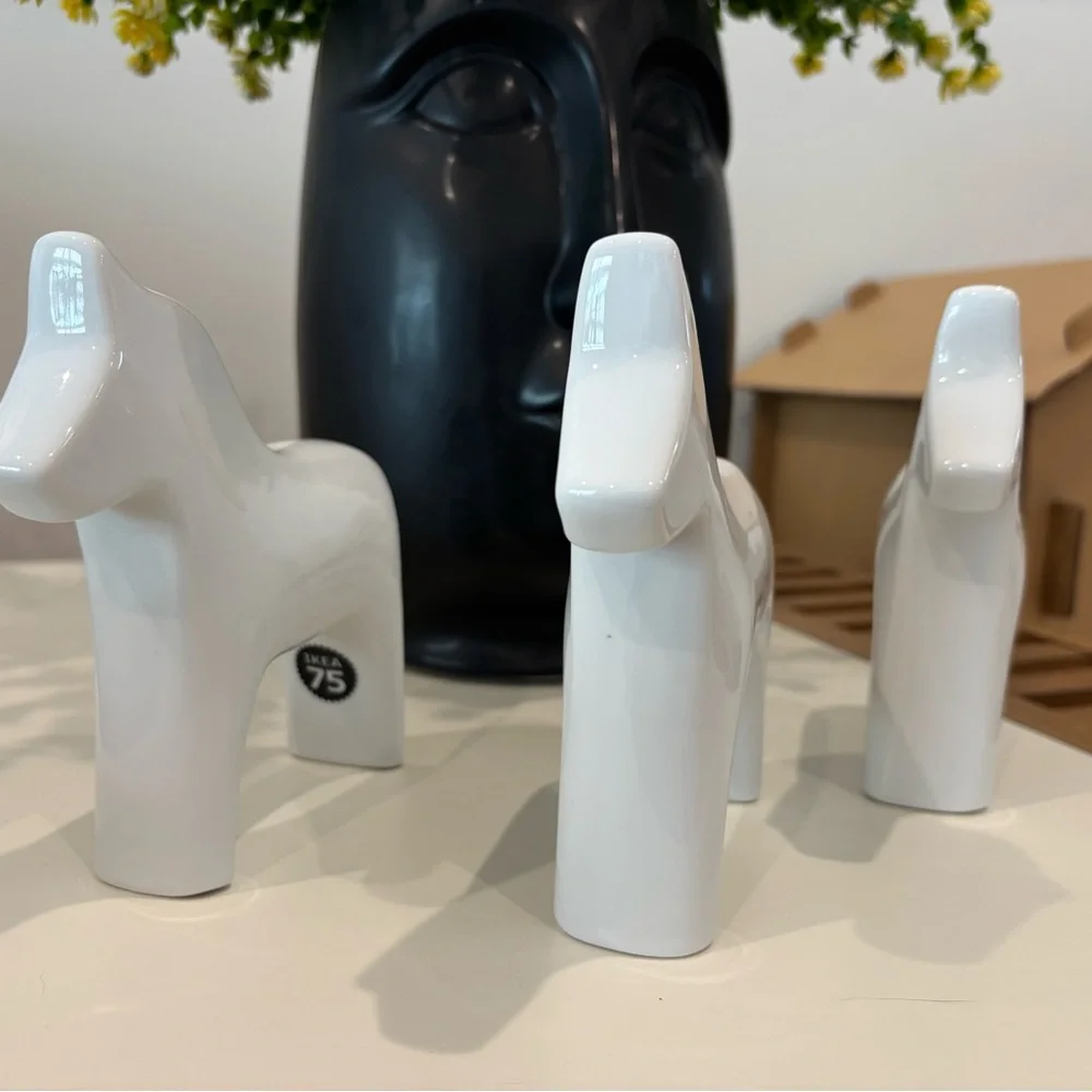 NWT set of three (3) 75 Anniversary Dalia Horse Accent Decor